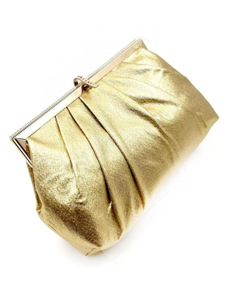 BOLSOS DE FIESTA DORADOS CON GRAN CAPACIDAD DISEÑO VINTAGE