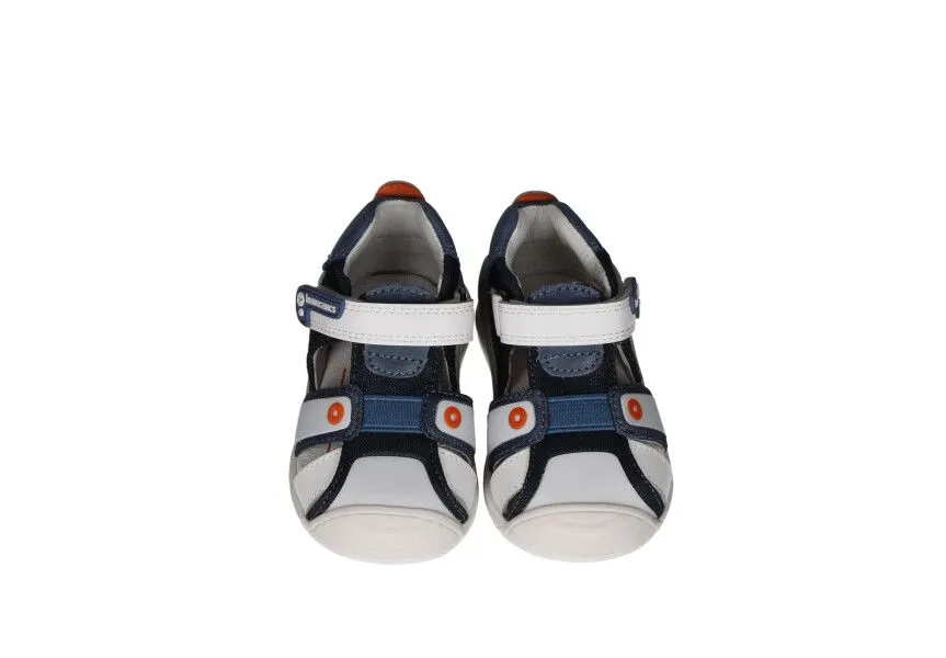 Bota Sandalia Azul/blanco Aberturas