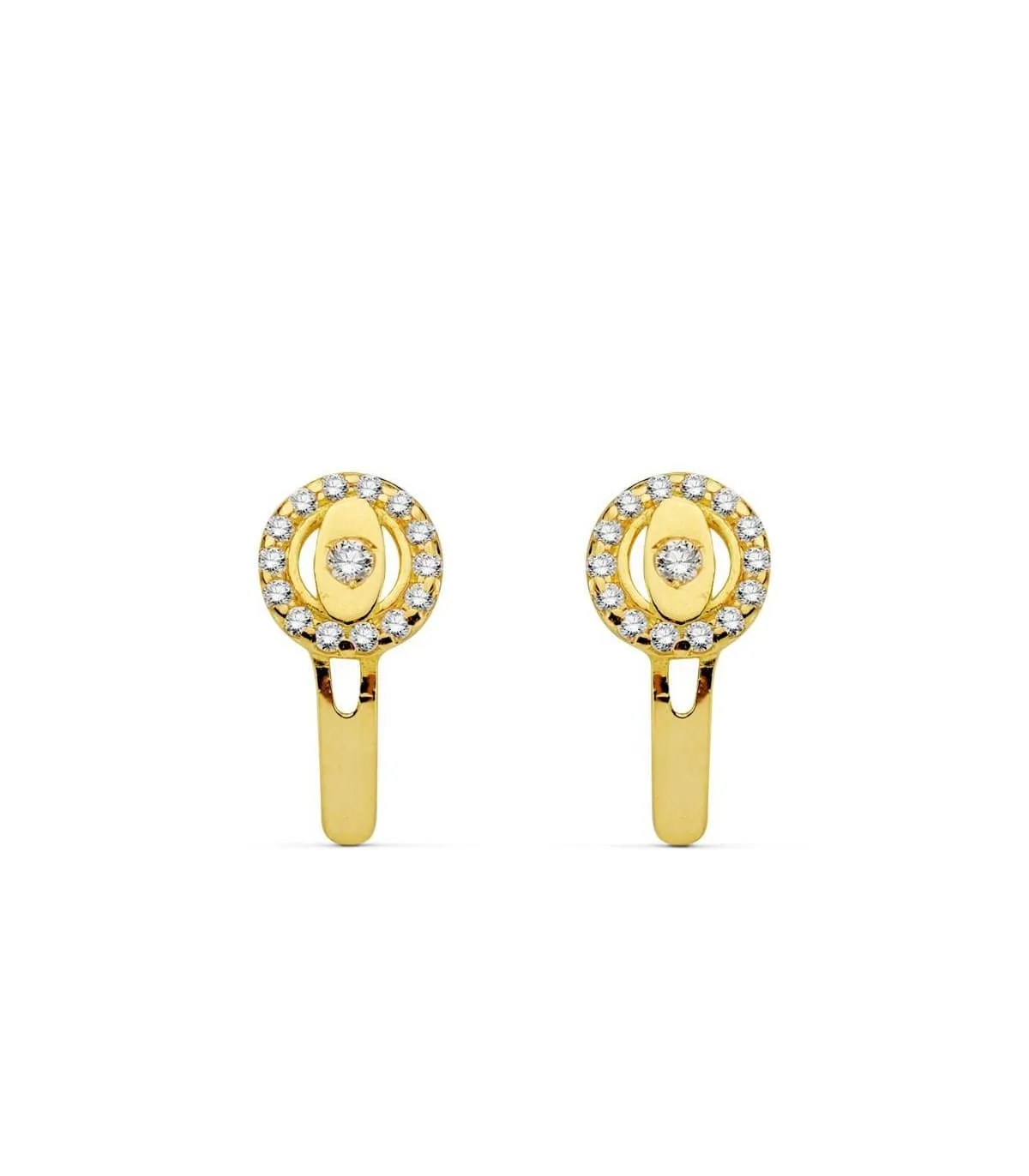 Boucles d'oreilles or jaune Daria 18 Carats