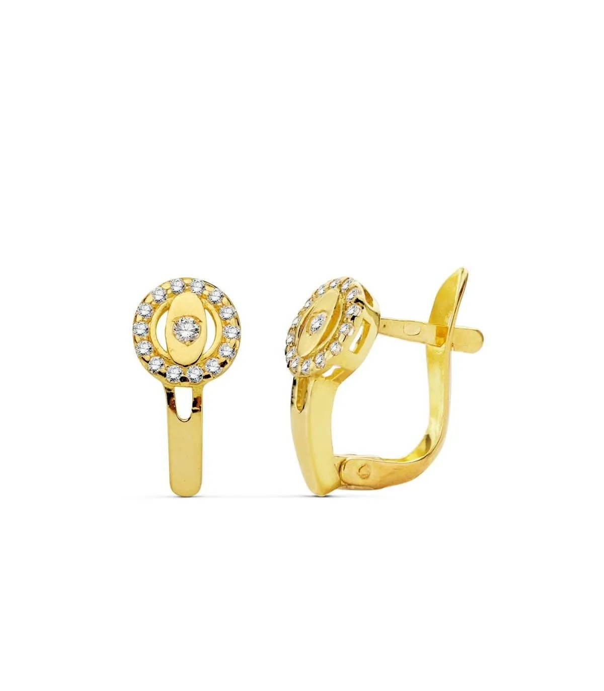 Boucles d'oreilles or jaune Daria 18 Carats
