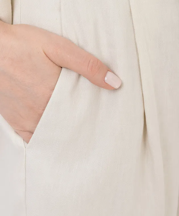 Brunello Cucinelli Light Beige Banana Pants