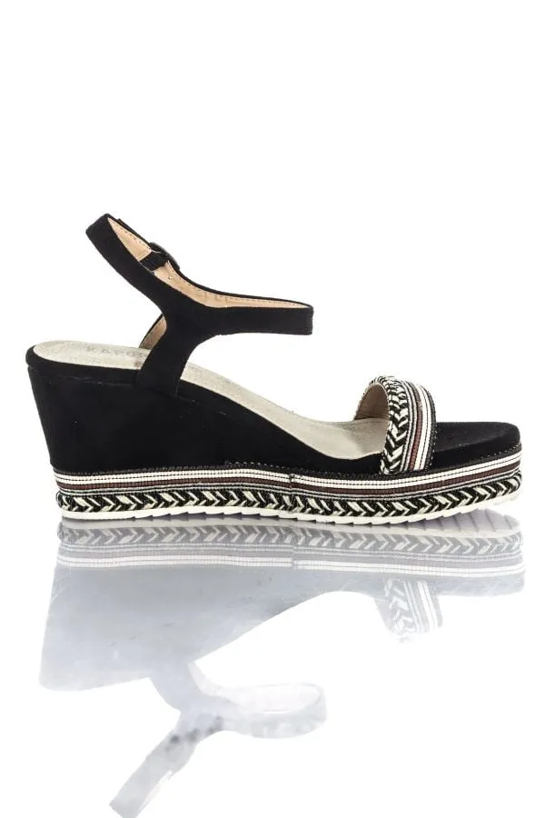 Calzados Mujeres Kaporal Shoes Slyde Noir
