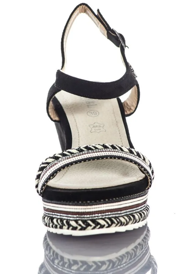 Calzados Mujeres Kaporal Shoes Slyde Noir