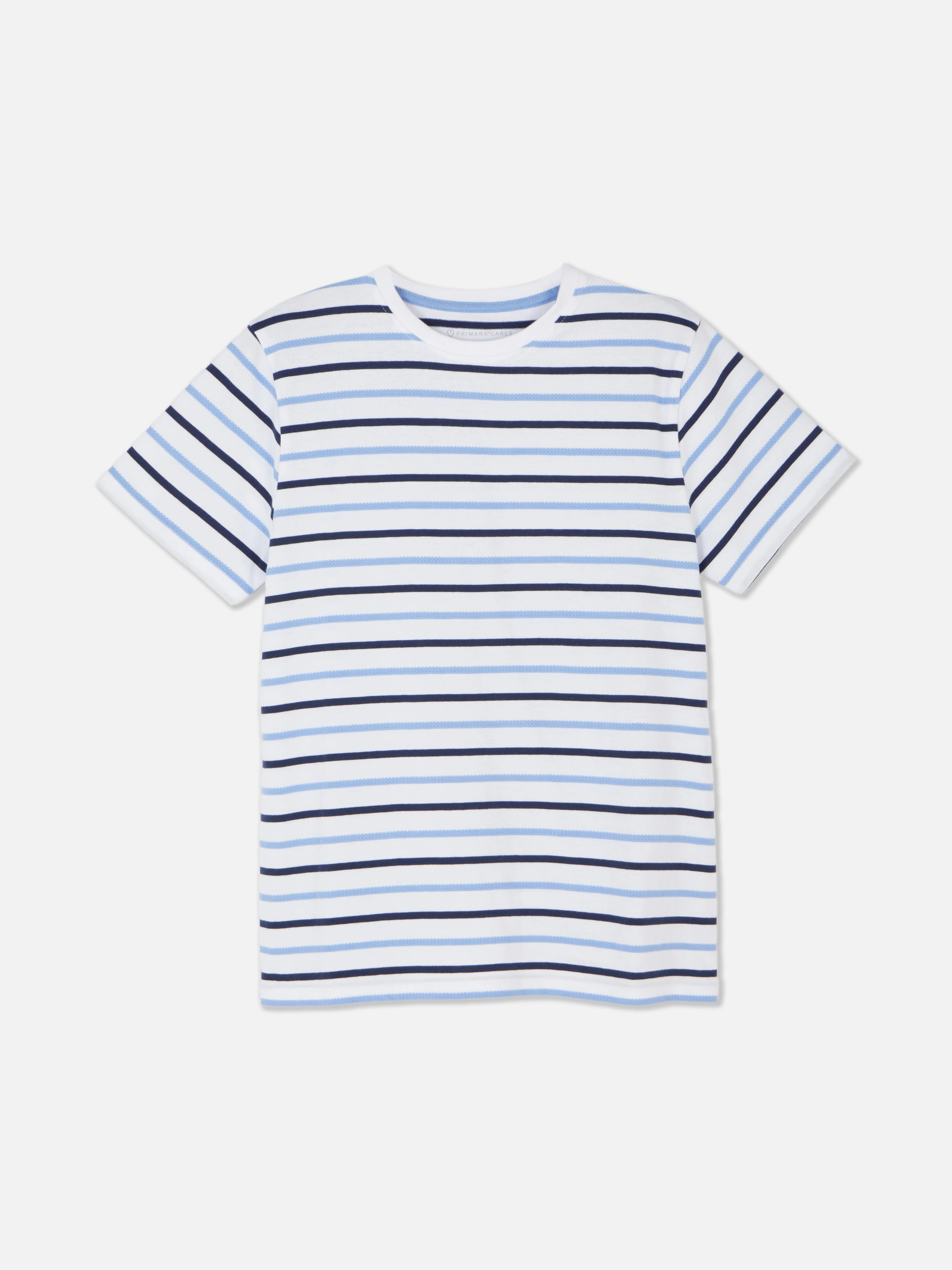 Camisa de manga corta a rayas