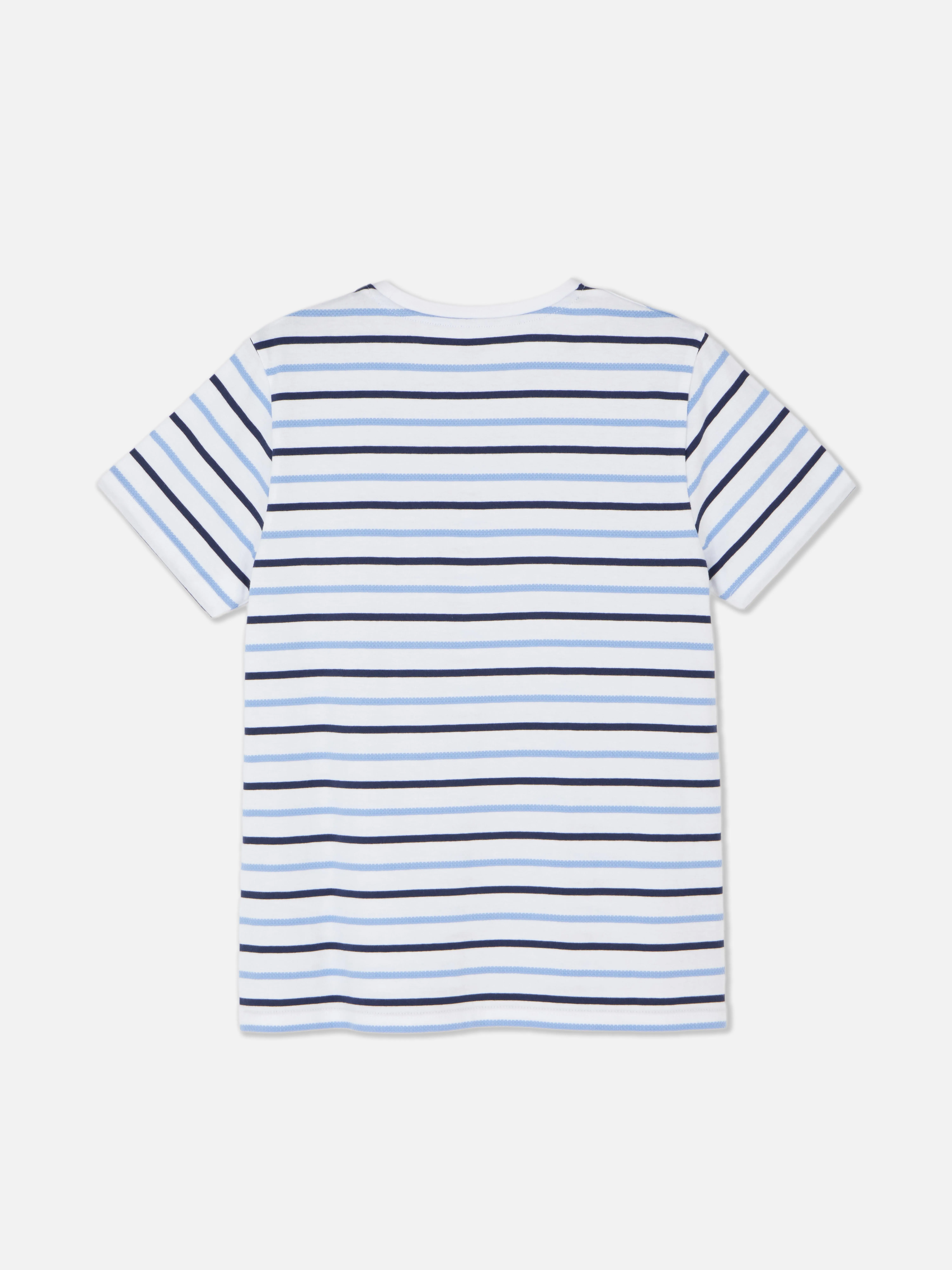 Camisa de manga corta a rayas