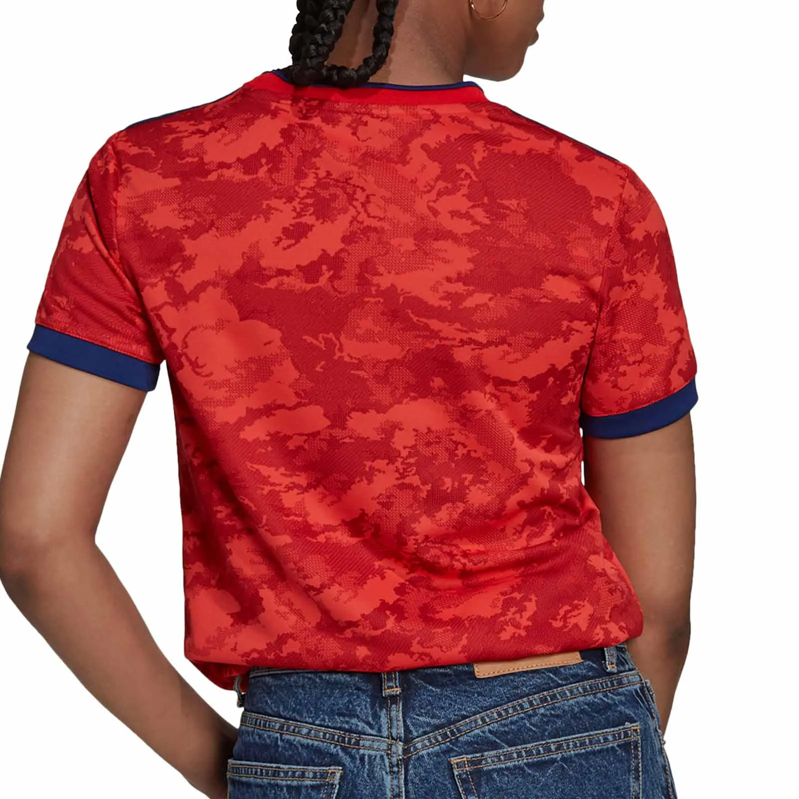Camiseta adidas 2a mujer Olympique Lyon 2021 2022