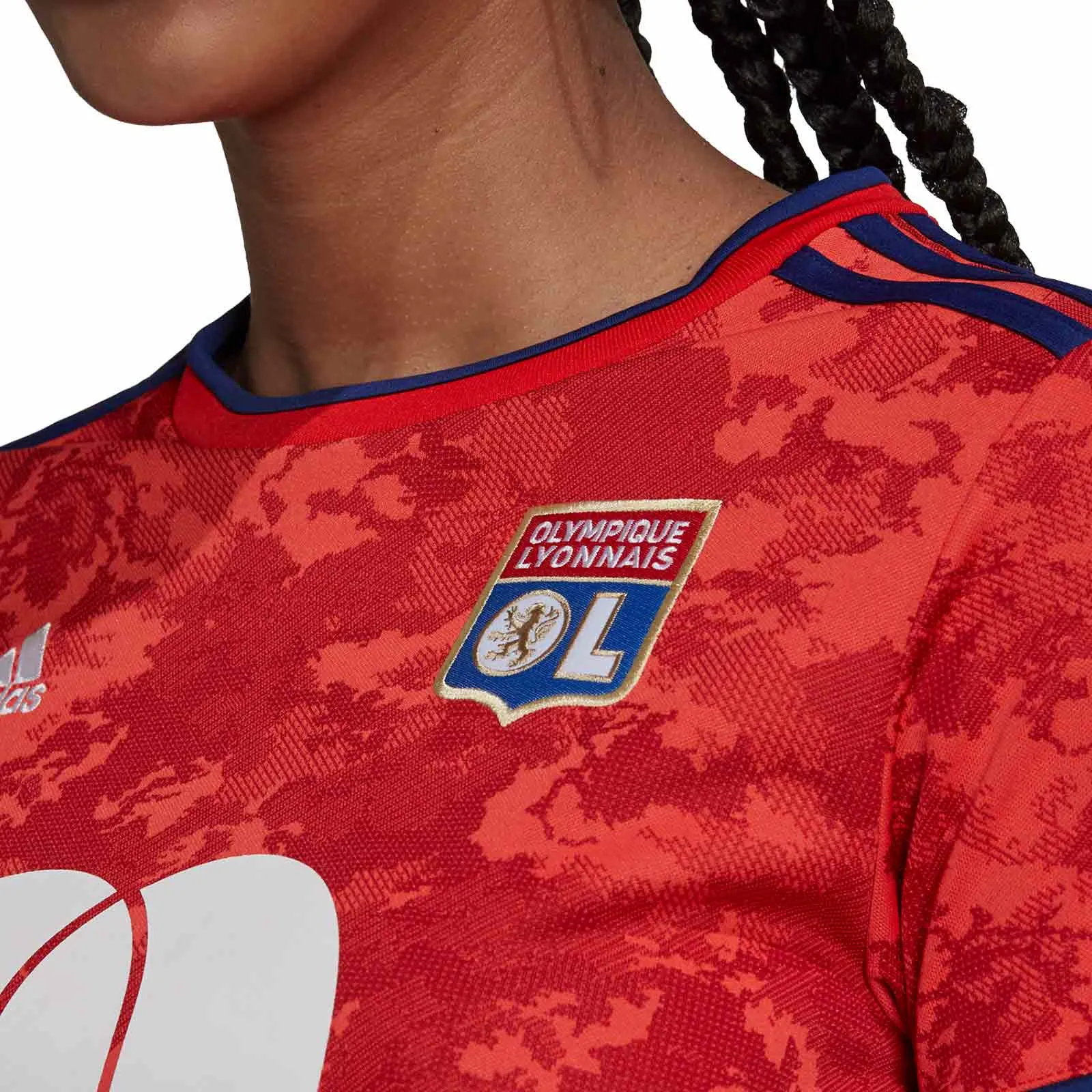 Camiseta adidas 2a mujer Olympique Lyon 2021 2022