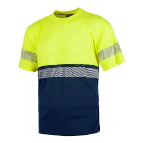 Camiseta combinada alta visibilidad