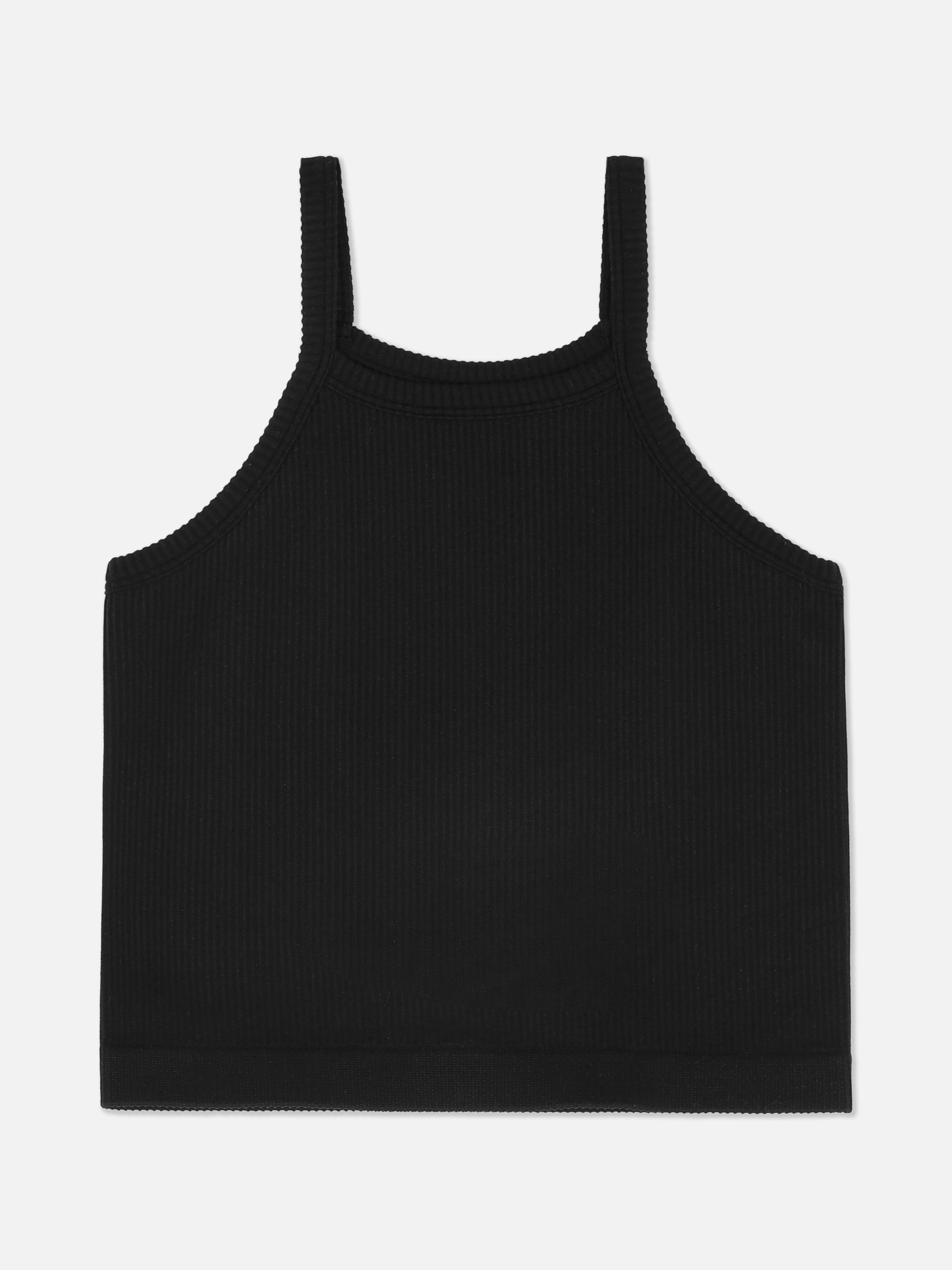 Camiseta con espalda nadadora y ribete