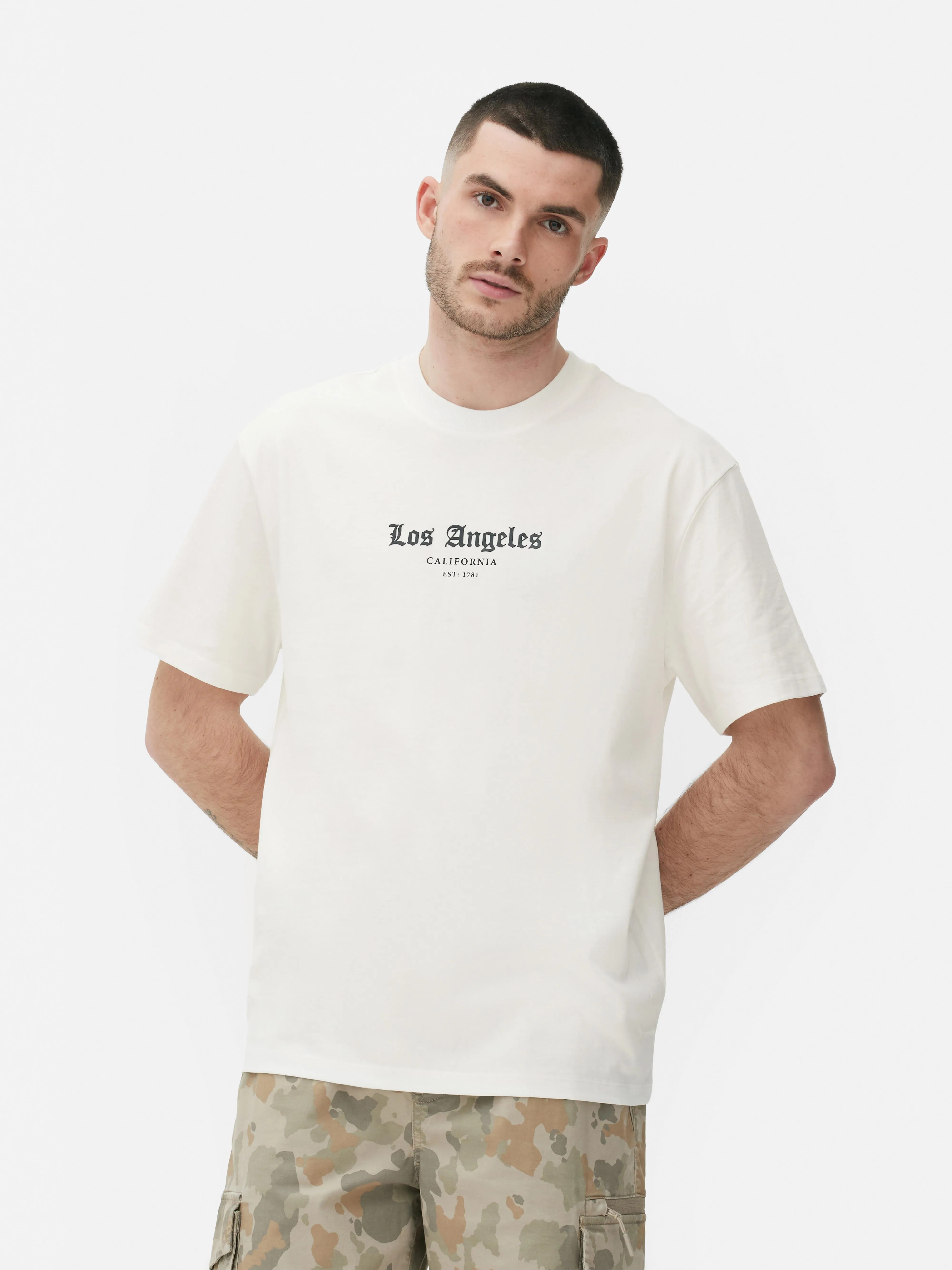 Camiseta con estampado «Los Angeles Statue»