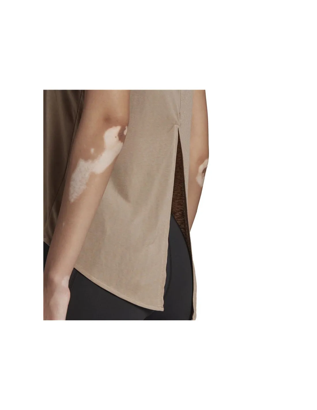 Camiseta de tenis adidas Studio Summer W Brown
