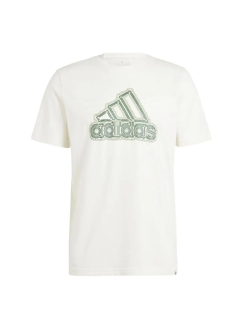 Camiseta Hombre adidas Growth Beige Verde