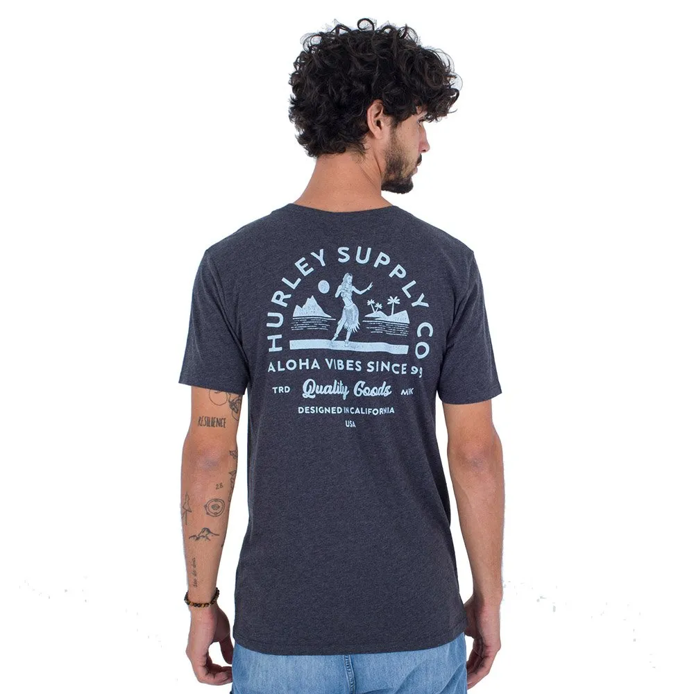 Camiseta Hurley Everyday Born To Hula Black Heather