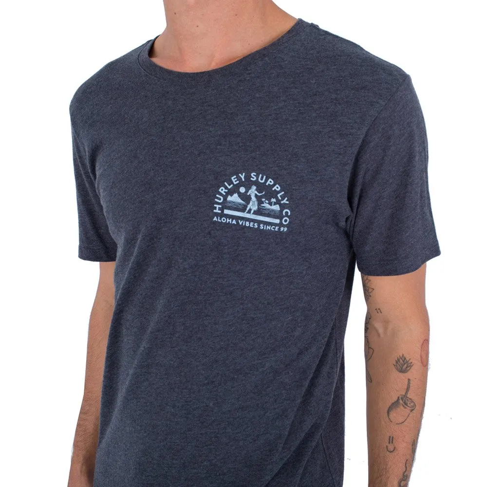 Camiseta Hurley Everyday Born To Hula Black Heather
