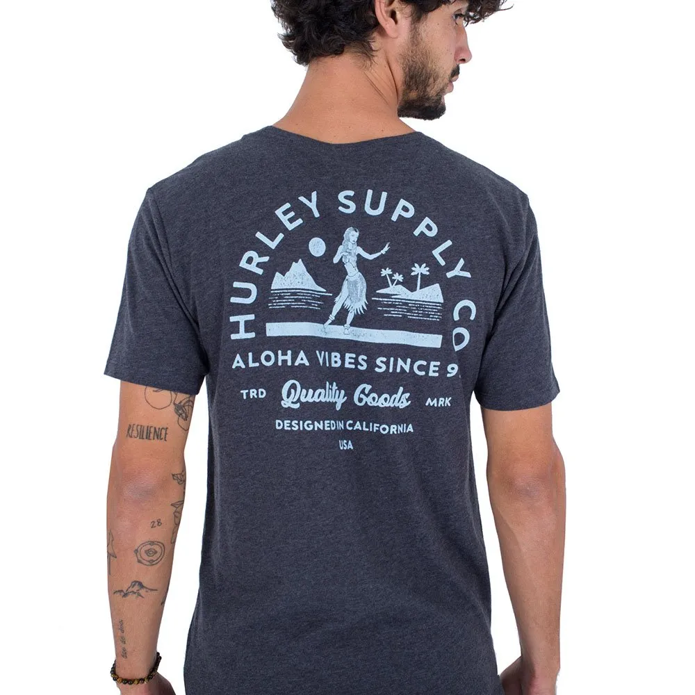 Camiseta Hurley Everyday Born To Hula Black Heather