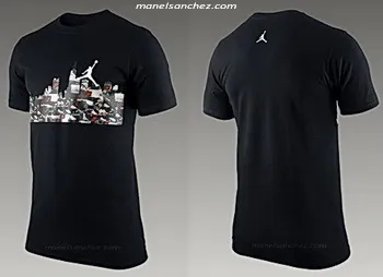 Camiseta Jordan Skyline (negro)