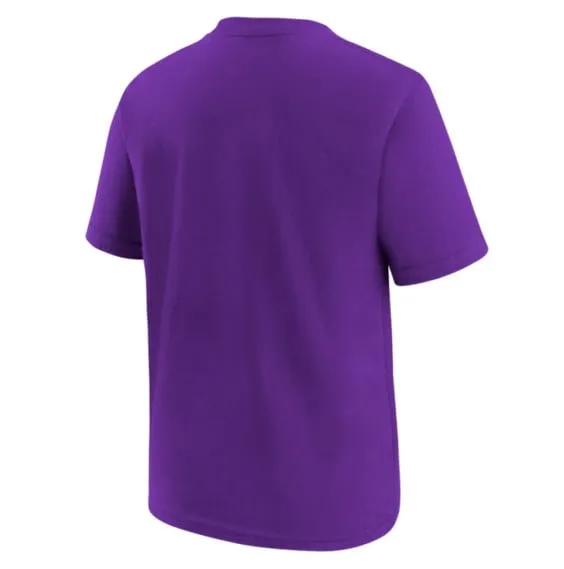 Camiseta Junior Los Angeles Lakers Essential Logo Purple