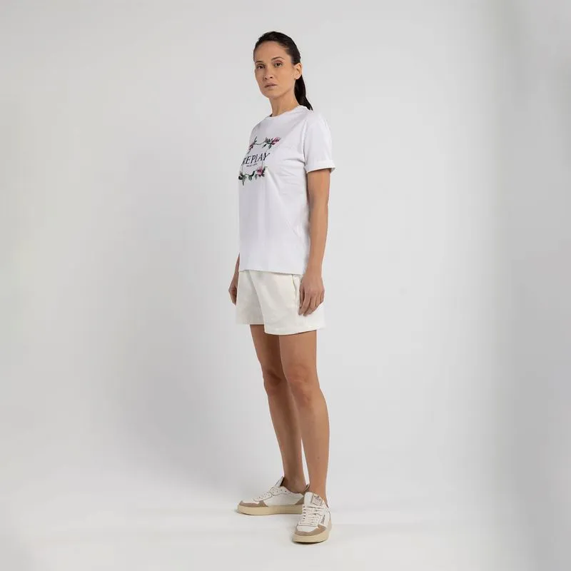 Camiseta Para Mujer Replay