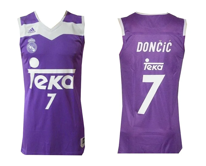 Camiseta Réplica Luka Doncic #7# R. Madrid 2016/17 (vioray)
