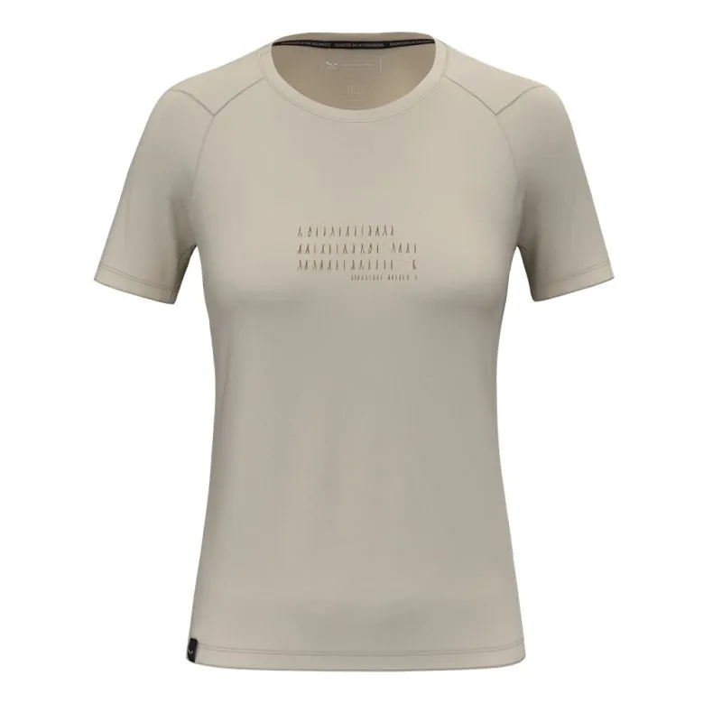 Camiseta Salewa Camiseta de mujer EAGLE POEM DRY (avena)
