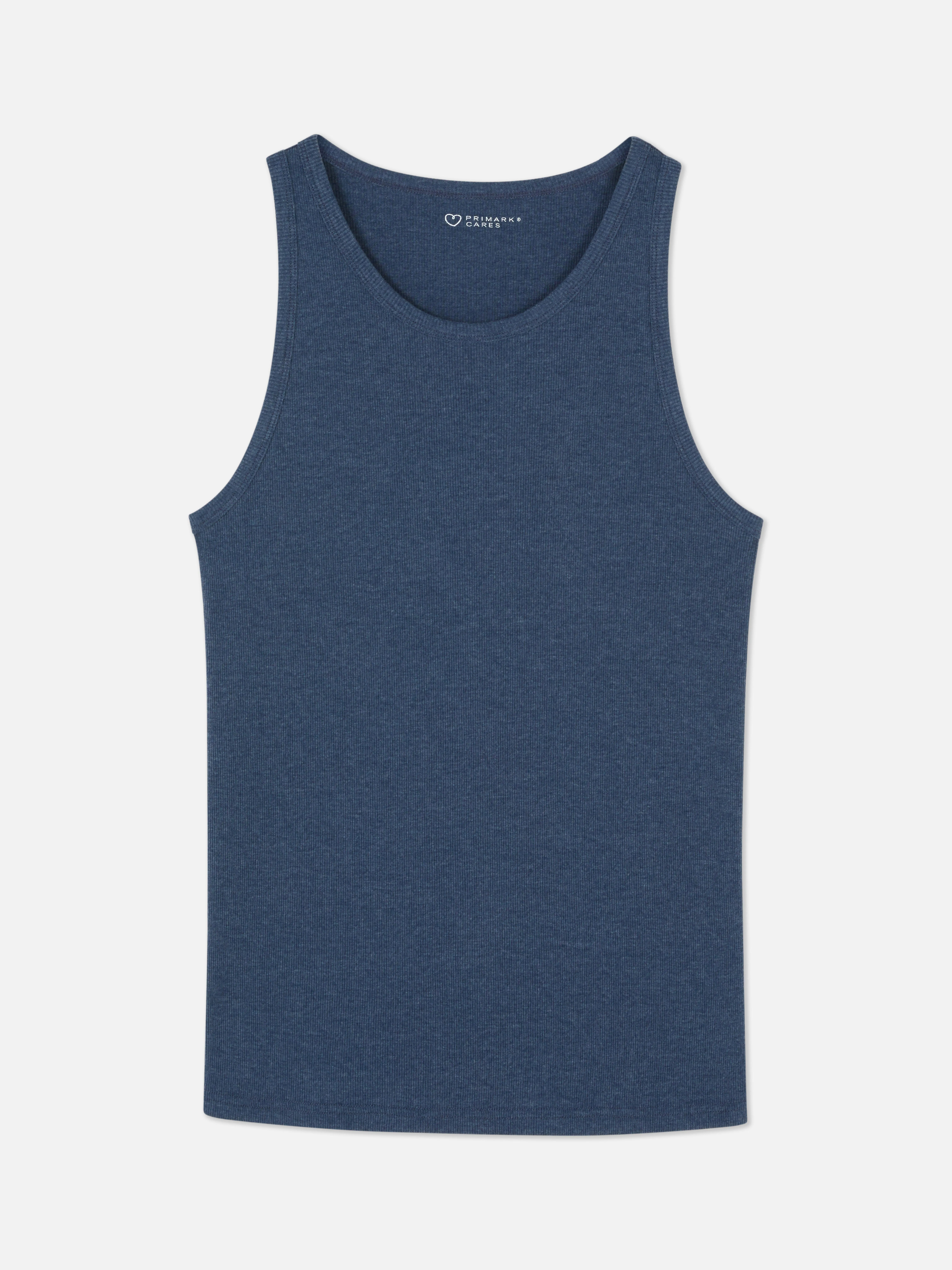 Camiseta sin mangas clásica acanalada
