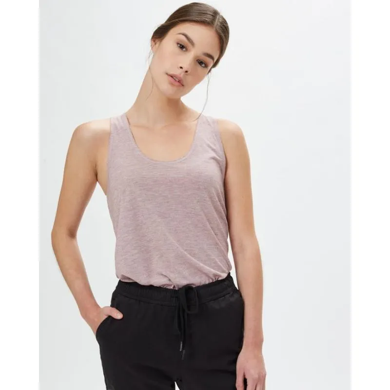Camiseta Tentree Destination para mujer ("Twilight Mauve Heather")