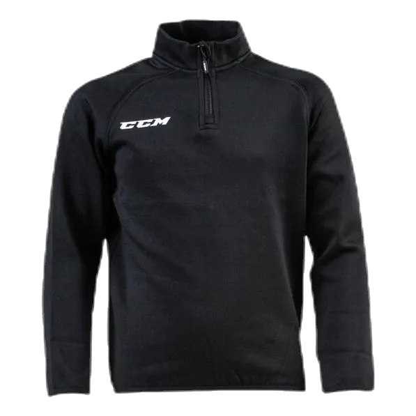 Ccm Locker Room 1/4 ZIP Junior Black