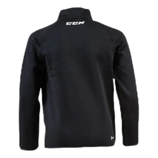 Ccm Locker Room 1/4 ZIP Junior Black