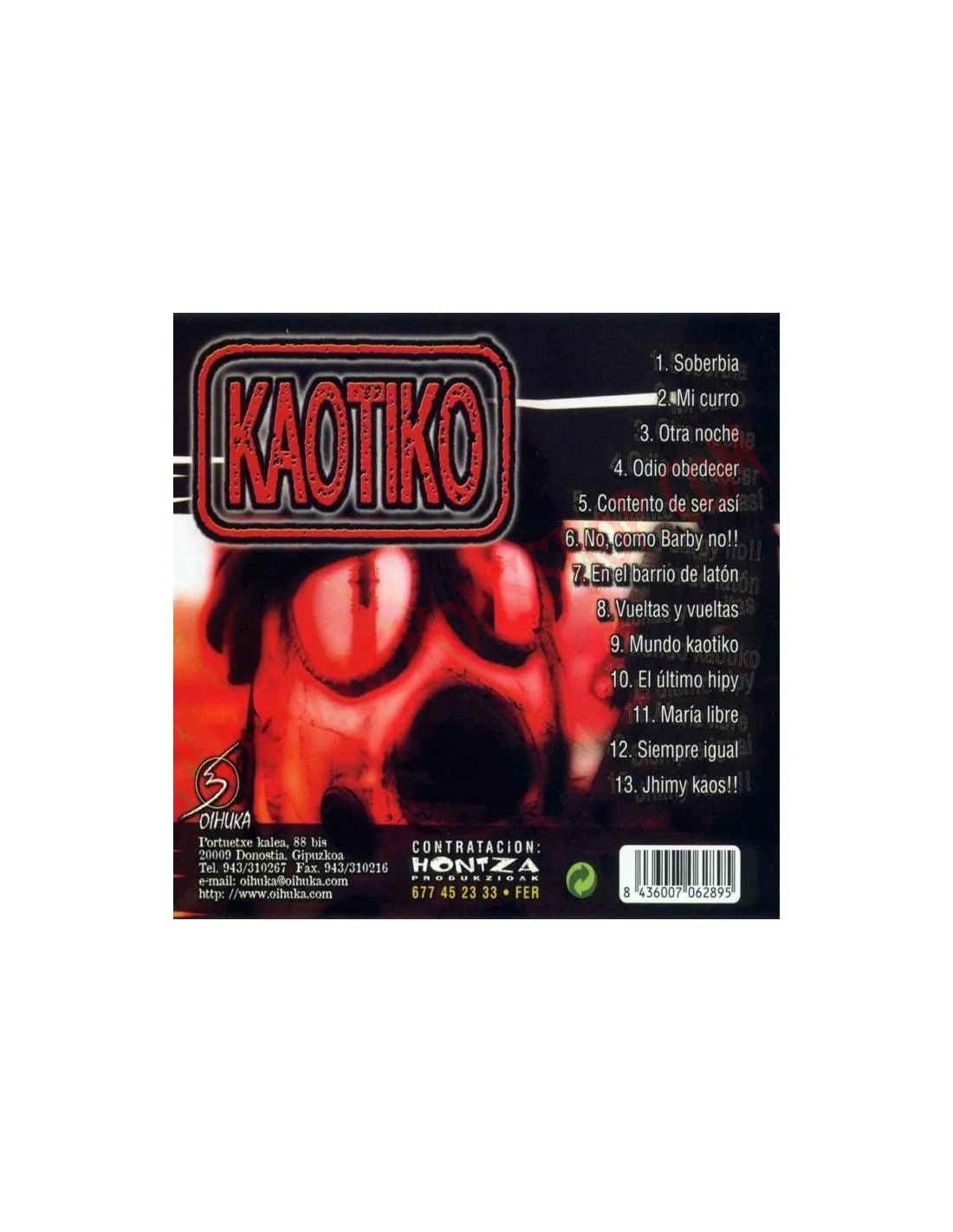 CD KAOTIKO  MUNDO KAOTIKO