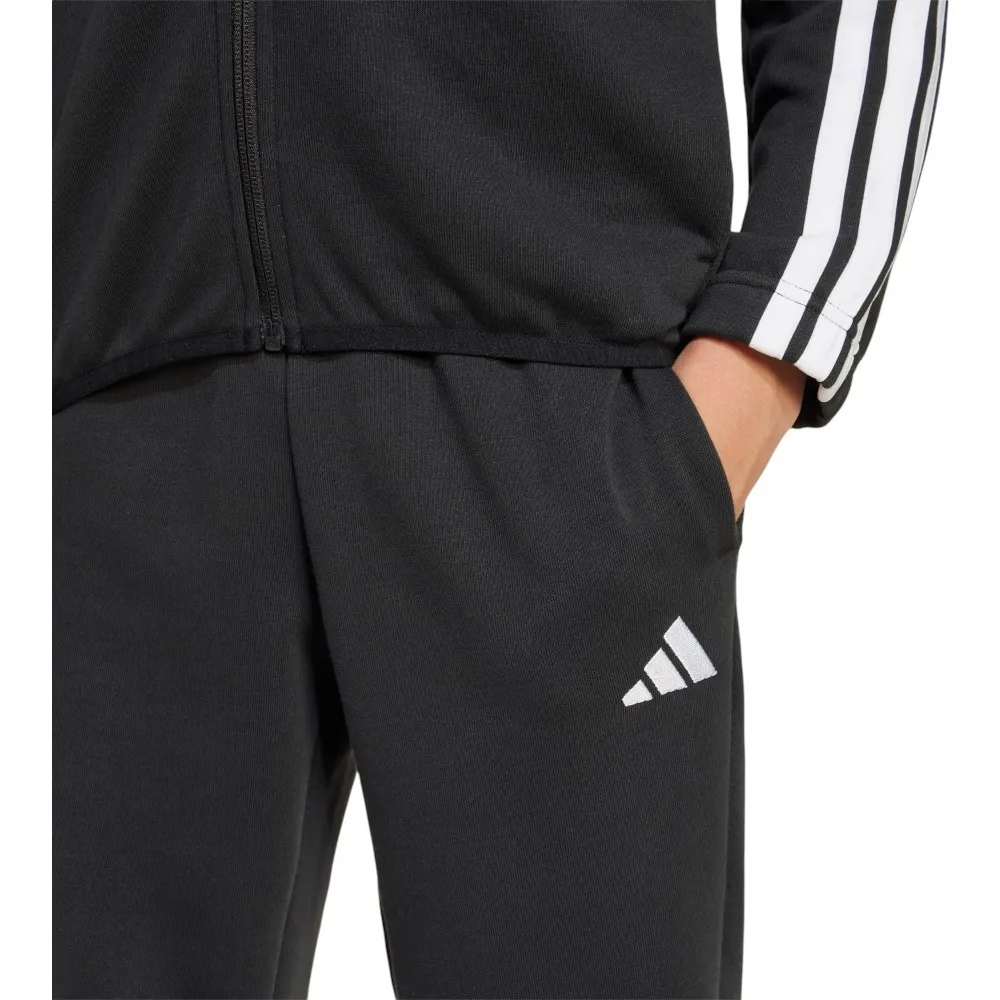 CHANDAL ADIDAS 5 J 3BANDAS 220 NEGRO BLANCAS JD6505 NIÑO NIÑA