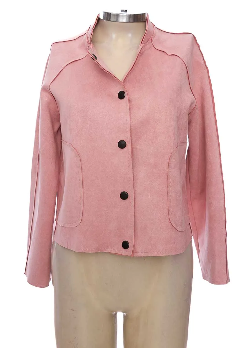 CHAQUETA / ABRIGO COLOR ROSADO  CLOSEANDO