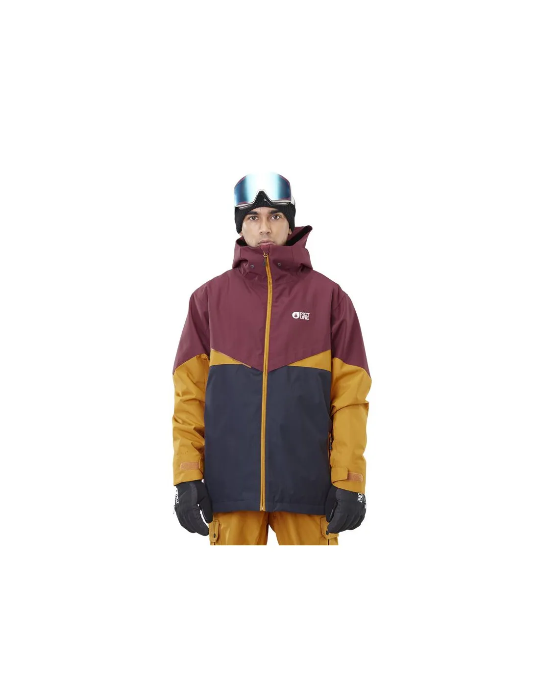 Chaqueta de Snowboard Picture Stone Hombre Brown