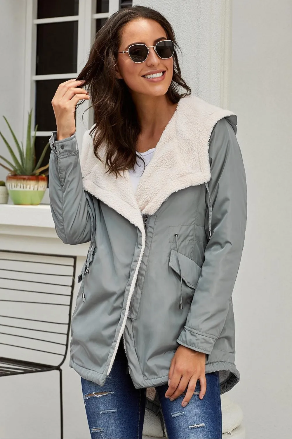Chaqueta gris