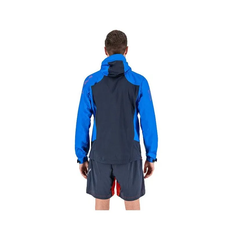 Chaqueta impermeable para hombre Karpos Lot Rain (indigo/outer space/tangerin)