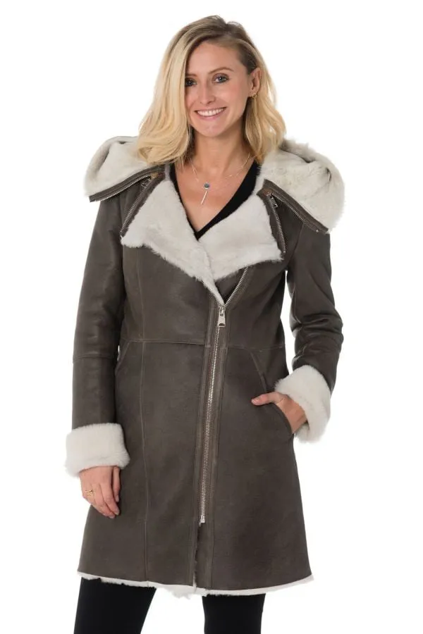 Chaqueta Mujeres Levinsky Vanessa Nappa Grey