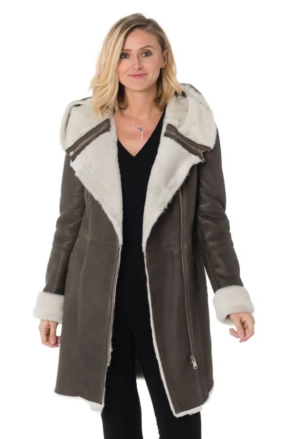 Chaqueta Mujeres Levinsky Vanessa Nappa Grey
