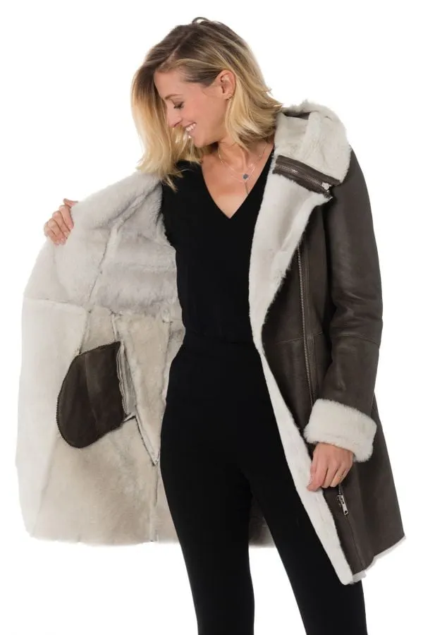 Chaqueta Mujeres Levinsky Vanessa Nappa Grey