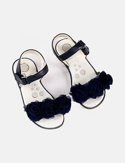 Chicco Sandalias azul marino flores