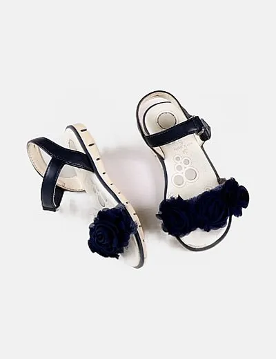 Chicco Sandalias azul marino flores