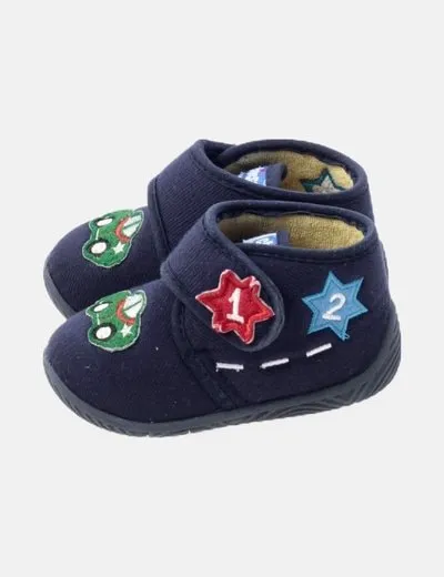 Chicco Zapato azul bordado