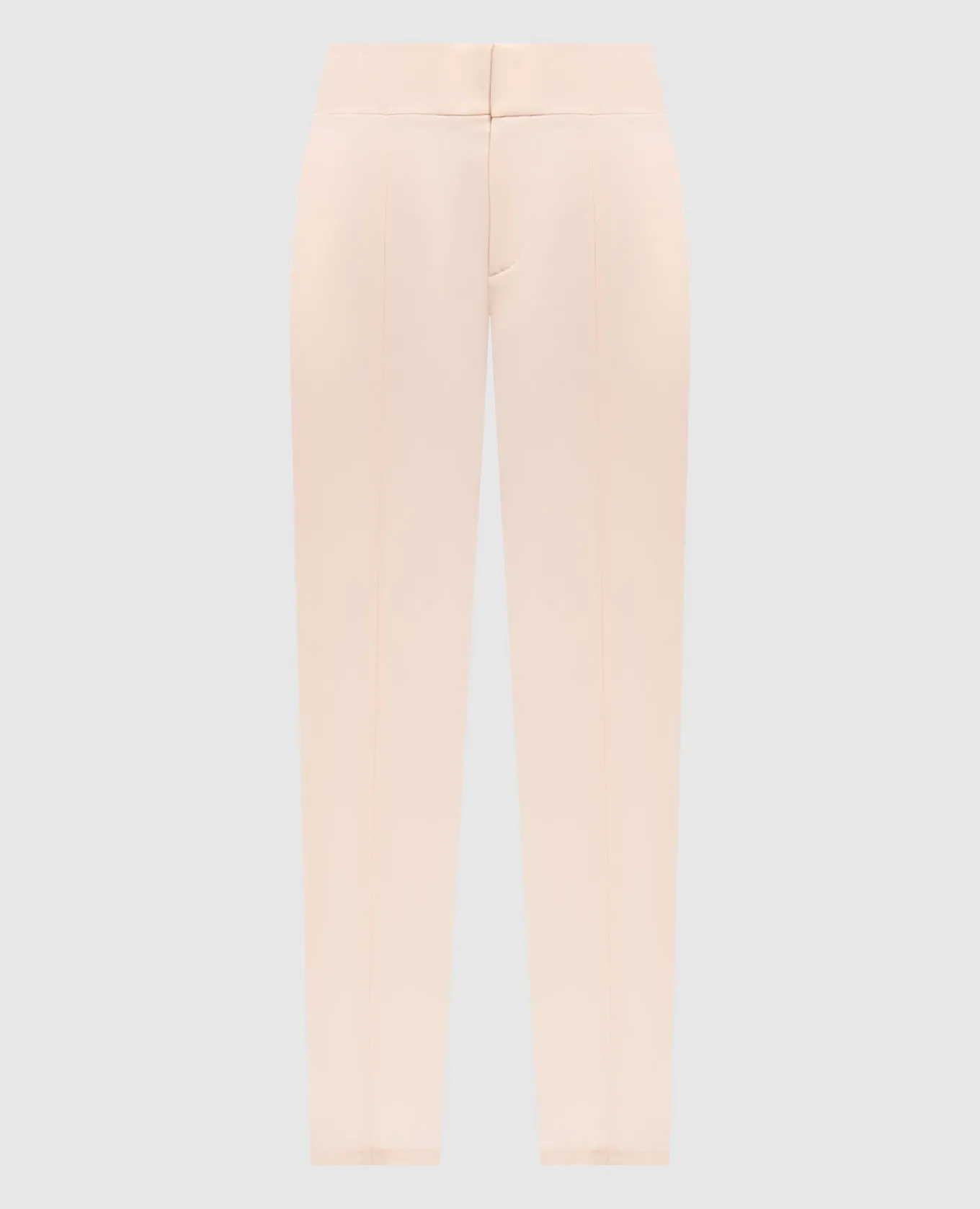 Chloe Beige pants with textured ribbon