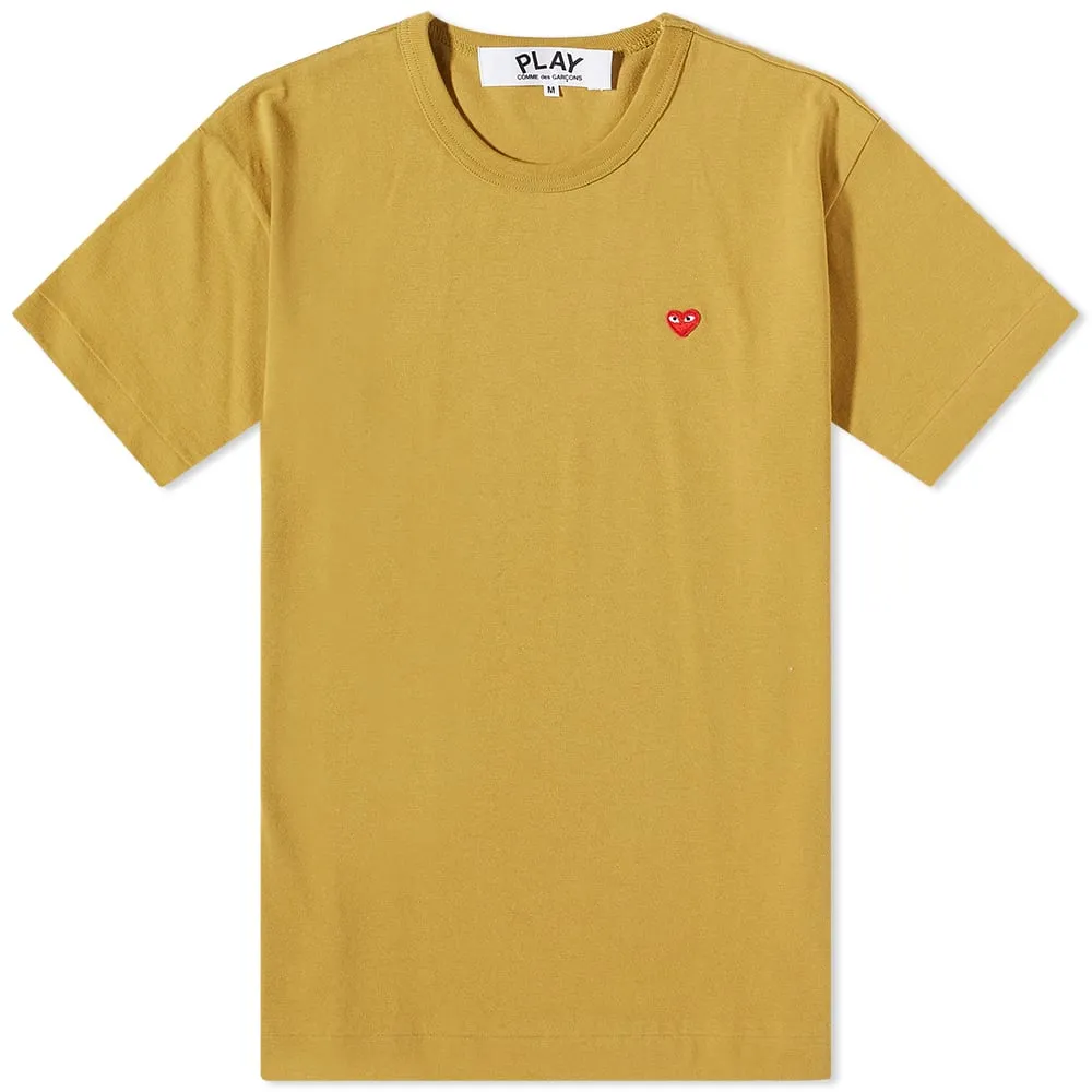 Comme des Garçons Play Small Red Heart Tee