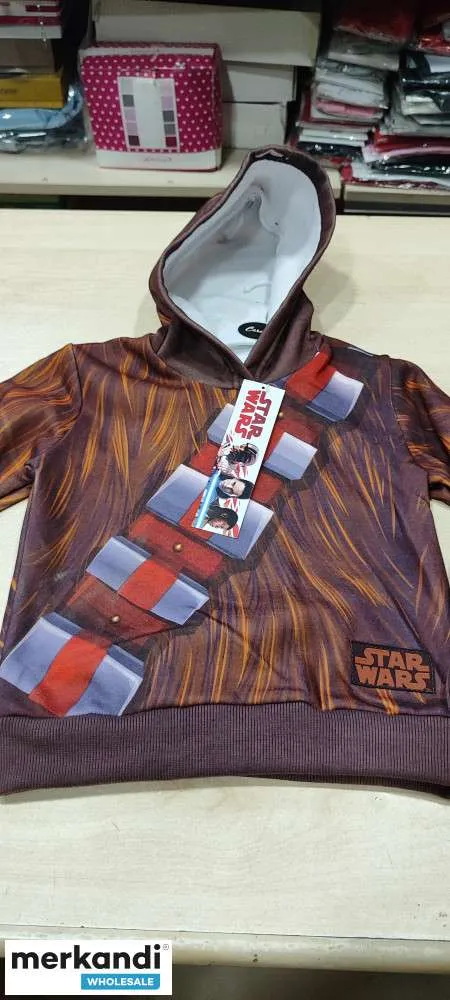 COMPRA AL POR MAYOR: SUDADERAS DE LANA STAR WARS PARA NIñOS, TALLAS 310 AñOS