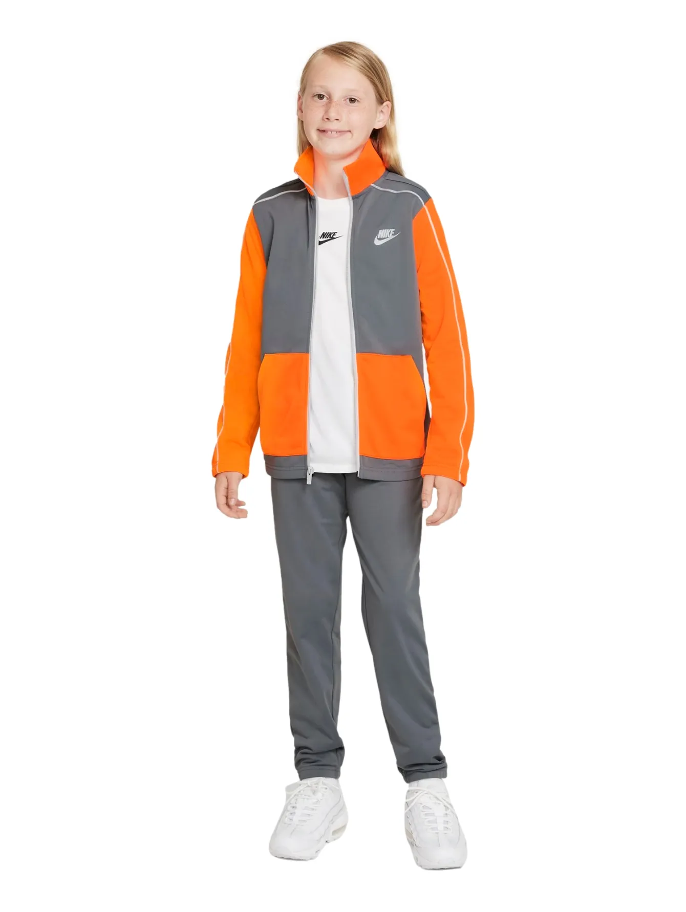 Conjunto Nike Sportswear Futura Poly Cuff Ts Para Niño