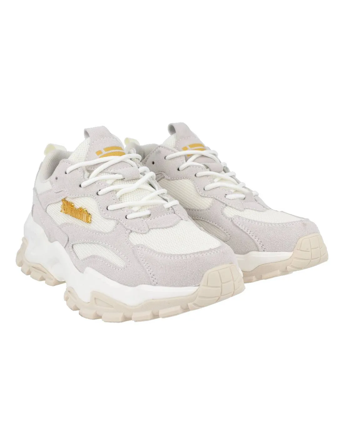 D. FRANKLIN  ZAPATILLA CASUAL UNISEX SUELA TRACK BEIGE