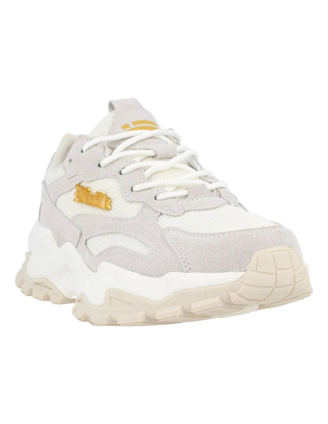 D. FRANKLIN  ZAPATILLA CASUAL UNISEX SUELA TRACK BEIGE
