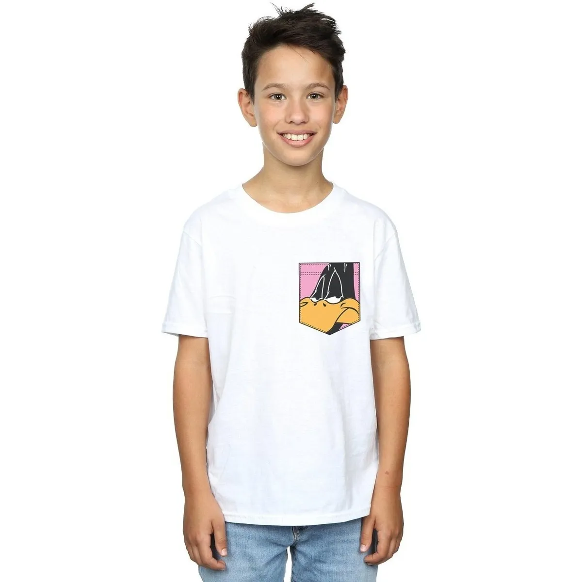 Daffy Duck Face Faux Pocket