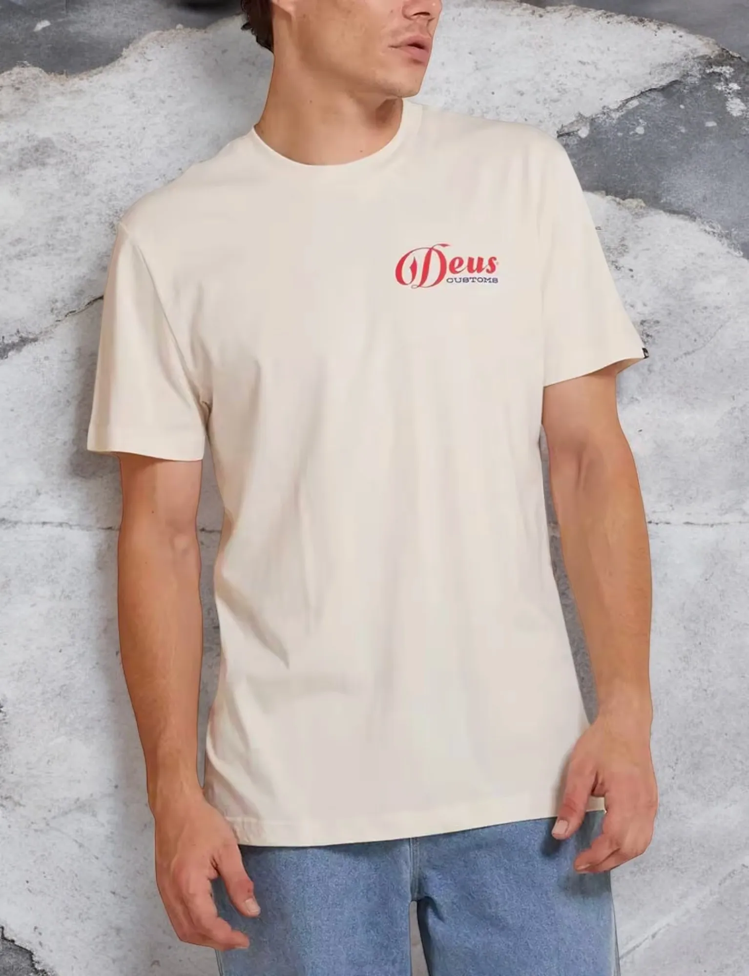 Deus Ex Machina – Camiseta Time taker vintage white