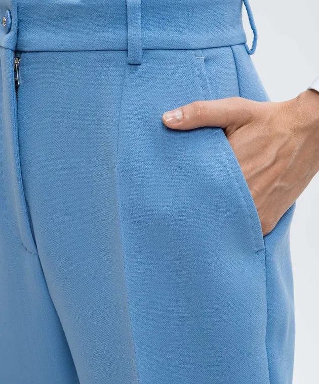 Dolce&Gabbana Blue pants made of wool