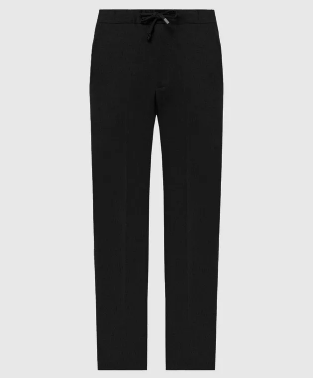 Enrico Mandelli Black pants made of wool